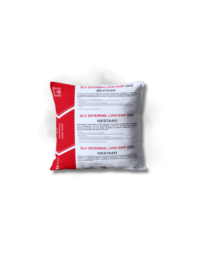 Mortier projeté respectueux de l'environnement pour la protection passive incendie